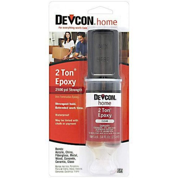 ITW Devcon 31345 6 Pack S-31 1 oz. 2 ton Epoxy, Clear