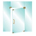 thumbnail image 2 of CRL CM10X10BR Brass 10" Back-to-Back Glass Mounted Standard Pull Handle, 2 of 4