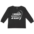 thumbnail image 3 of Inktastic I Hooked Mommy's Heart with Fishing Rod Boys or Girls Long Sleeve Toddler T-Shirt, 3 of 5