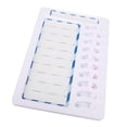 thumbnail image 1 of Tablero de Lista de Verificación de Tareas, Tablero de Memorando de Tareas de Tareas de Borrado Portátil Prácico para el Hogar Diariamento para Niños, 1 of 7