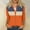 Orange, variant on Clearance Mrasaso Button Down Shirts for Women 3/4 Length Sleeve Lightweight Summer Cardigan Casual V Neck Three Quarter Length Cute Tops