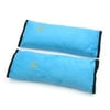 2Pcs Blue Car Seat Belt Pillow Safety Shoulder Strap Cushion Cover for Kids