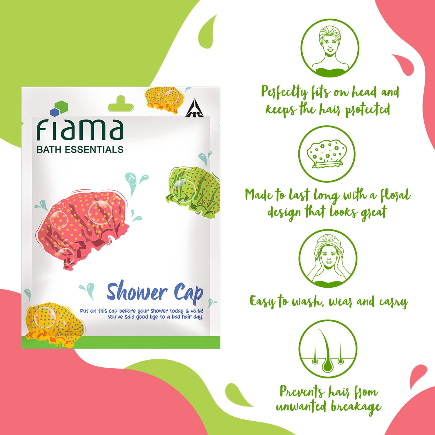 Fiama Bath Essentials Shower Cap, 1 Piece