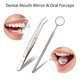 thumbnail image 5 of Conjunto de herramientas dentales de acero inoxidable Instrumento de espejo de boca de espejo oral Labymos  Natural, 5 of 6