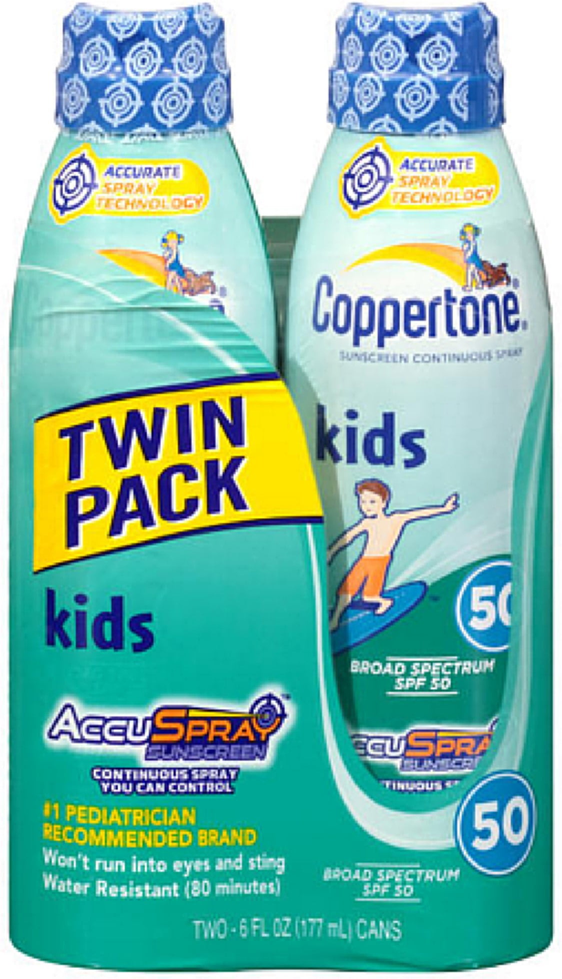 Coppertone Kids Continuous Spray Sunscreen SPF 50 12 oz ...