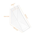 thumbnail image 2 of 4Pack Corner Protectors 28x83mm Plastic Right Angle Corner Guards Cushion, White, 2 of 6