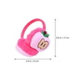 thumbnail image 4 of Designed Kids Earmuff Thicken Earflap Plush Warm Earshield Winter Ear Protector Random Color, 4 of 8