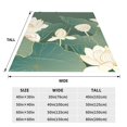 thumbnail image 3 of Susaid Lotus Golden Line Print Microfiber Cleaning Cloth, Multi-Functional Cleaning Towels, Highly Absorbent Cleaning Rags,Cleaning Cloths for Car Kitchen Home-60"x50", 3 of 7