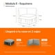 thumbnail image 2 of Esquinero Sala Seccional Modular Adapti Gris Niebla | Modulo E, 2 of 9