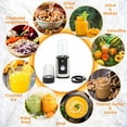 thumbnail image 2 of Moss & Stone 2 in 1 Personal Blender with Additional Blender Cup, Mini Blender, Juice Blender & Smoothie Maker (Ivory), 2 of 7