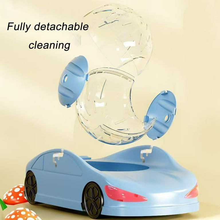 Hamster Glitter Ball - Kleine hamsterbal | Ren over de bal | Oefenbal en speelgoed voor hamsters | Veilige hamsterballen om rond te rennen | Speelaccessoires voor kleine dieren | Quiet Cat Hamsterbal