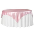 thumbnail image 1 of Taffeta Table Overlay Topper Approx. 72"x72" square seamless Square - Pink, 1 Piece, 1 of 1