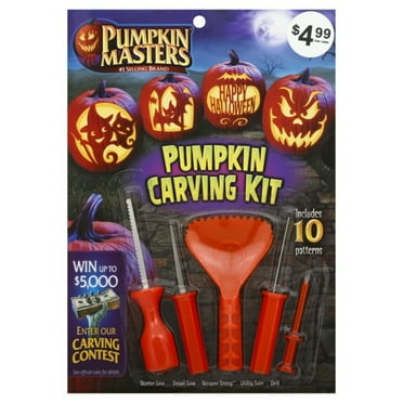 PUMPKIN CARVING AND STENCIL KIT 1-12PC CDU, Case Pack of 12 - Walmart.com
