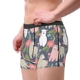 thumbnail image 2 of Yiaed Llamas Print Men's Soft Cotton Boxer Shorts Breathable Boxers Underwear Moisture-Wicking Underwear Stretch Boxer Briefs for Man-XX-Large, 2 of 5