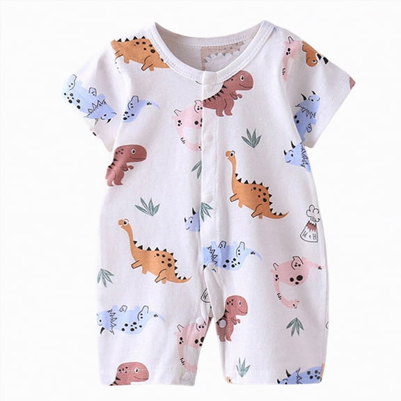 Hessimy Infant Baby Boy Summer Outfit Funny Letter Short Romper Onesie Short Sleeve Jumpsuit Newborn Coming Home Clothes,Lightweight(Light Blue,6-12 Months)