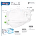 thumbnail image 2 of Best Trading Cubrebocas Blanco Premium 50 piezas, Mascarilla Desechable Termosellada Tricapa, Caja de Tapabocas con 50 Piezas con Ajustador Nasal Oculto y Tecnología Ligera de Filtrado Efectivo, 2 of 5