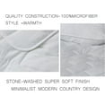 thumbnail image 4 of Chezmoi Collection George 3-Piece Jacquard Quilt Set King Size, White Textured Woven Lightweight Rectangle Quilted Bedspread for All Seasons (1 Quilt 108x96 inches, 2 Shams), 4 of 9
