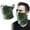 Army Green 5J5, variant on Wuztai Breathable Windproof Face Mask, Motorcycle Riding Mask with Ear Hanging, Ice Silk Sunscreen Face Cover