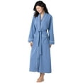 thumbnail image 1 of Long Women's Cotton Robes - Soft Robe Womens, 1 of 5