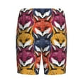 thumbnail image 4 of Picia Fox Face Pajama Shorts for Men, Men's Pajama Bottoms, Sleepwear,Short Pajama Pants-Medium, 4 of 9