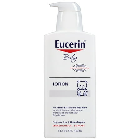Eucerin Baby Lotion, Fragrance Free, 13.5 fl oz