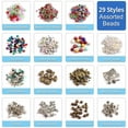 thumbnail image 5 of Jewelry Making Kit, 1960 pcs Jewelry Making Supplies Includes Jewelry Beads, Instructions, Findings, Wire for Bracelet, Necklace, Earrings Making Kit for Adults by Inscraft, 5 of 7