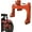 Orange, variant on QinaQin 3-Point Quick Hitch for Tractors,2in Receiver,5-Level Adjustable Bolts-Durable Construction,Easy Attachment for Implements,Mowers,Black