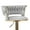 Light Gray, variant on Hawsaiy Modern Velvet Bar Stool Set of 2 with Woven Back and Footrest for Kitchen, Bar, and Dining Spaces,Beige