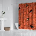 thumbnail image 2 of Halloween Spider Web Silhouette Pattern Shower Curtain 72"x84" ,Bathroom Decorative Shower Curtains Set with 12 Hooks,Modern Waterproof Washable Shower Curtain, 2 of 6