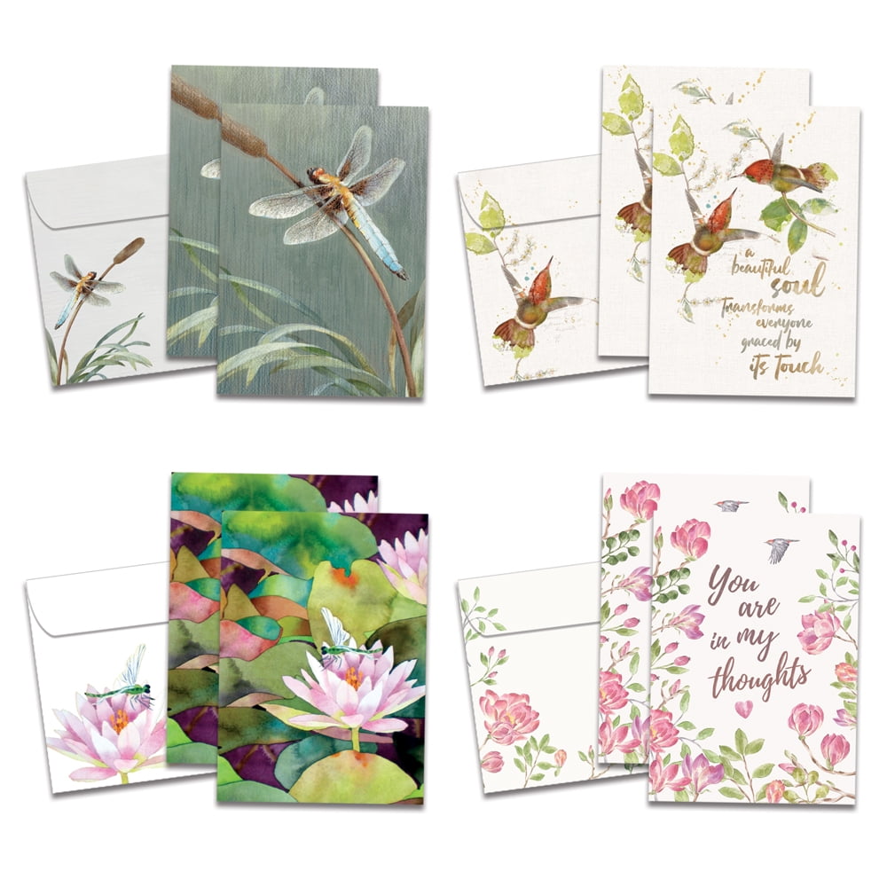 Tree Free Greetings 8 Pack Card Assortment With Matching Envelopes Eco Tree free greetings 8 pack card assortment with matching envelopes eco