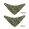 thumbnail image 5 of KLL Green Skulls Dog Bandanas,Triangle Reversible Pet Scarf for Small Medium Large and Extra Large Dogs-Large, 5 of 7
