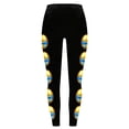 thumbnail image 5 of Sokhug Womens Easter Bunny Print Leggings High Waist Stretchy Slim Fit Black Casual Yoga Pants with Side Bunny Graphic Design, 5 of 5