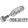 thumbnail image 2 of Febest CRANKSHAFT PULLEY 1C/2C/2CT # TDS-2C177 OEM 13408-64060, 2 of 2