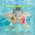 thumbnail image 2 of Equipo de snorkel Forshine para niños con máscara, aletas y snorkel de arriba seco, 2 of 6