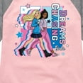 thumbnail image 3 of Barbie - Chasing Dreams - Toddler & Youth Girls Raglan Graphic T-Shirt, 3 of 5
