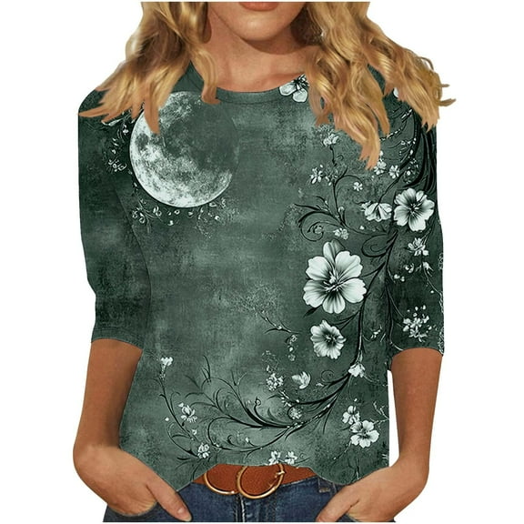 Women Blouse 3/4 Sleeve Petite, Professional Blouses for Women for Work Women Clothing Tops Women Casual Tops Spring My Orders Past Orders my orders