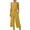 Yellow 2 piece outfit for women, variant on Wycnly Womens Lounge Set Summer Vintage Cotton Linen 2 Piece Outfits Casual Solid Sleeveless Cropped Tank Tops and Pocket High Waist Pant Sets under $5