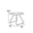 thumbnail image 2 of Keter Ensemble de Meubles de Patio en Osier de Résine avec Table d'Appoint et Chaises d'Extérieur, Gris Foncé, 2 of 13
