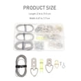 thumbnail image 2 of 102pcs Picture Wire Hanging Kit Hanging Picture Screws Hanging Hooks Wire Hanger, 2 of 8