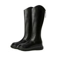 thumbnail image 2 of Bnwani Womens Boots New Winter Toe Thick High Proof Boot Black Size 4.5, 2 of 7