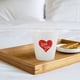 thumbnail image 5 of Taza de porcelana sin asa, vaso de cerámica reutilizable con estampado de corazón rojo para San Valentín, bodas, aniversarios, fiestas, 200 ml, 5 of 8
