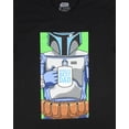 thumbnail image 2 of Star Wars Jango Fett World's Best Dad Men's Black T-Shirt, 2 of 4