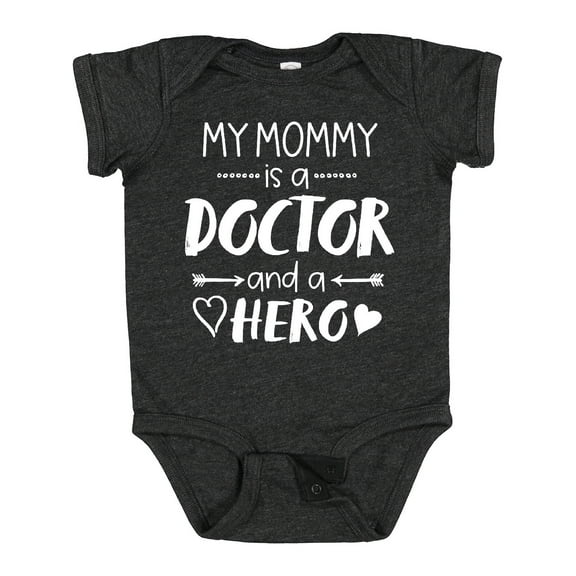 Inktastic My Mommy is a Doctor and a Hero Boys or Girls Baby Bodysuit