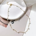 thumbnail image 4 of Nuevas cuentas de cadena para el cuello para mujer, Gargantilla de perlas Kpop, Collar gótico de Color dorado, joyería en el cuello, colgante, Collar para niña 2022, 4 of 4