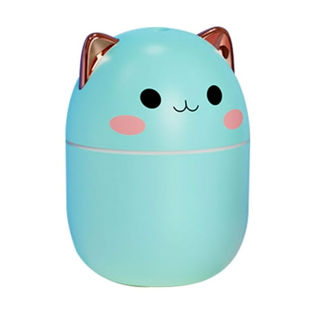 

250ml Hotel With LED Light USB Powered Cute Cat Desktop Home Car Air Humidifier