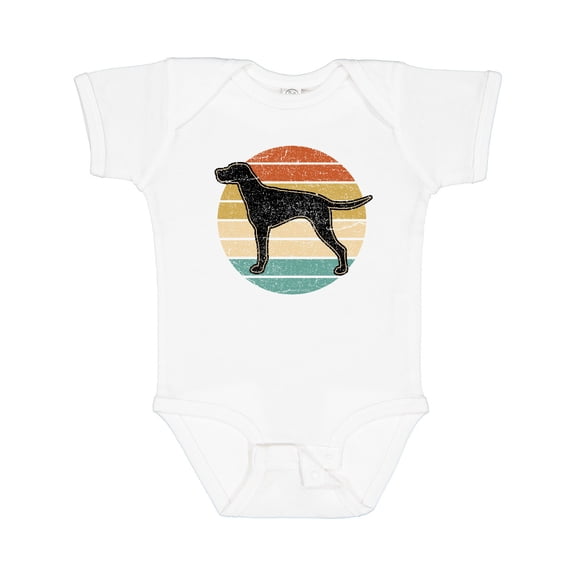 Inktastic Vizsla Dog Retro Sunset Boys or Girls Baby Bodysuit