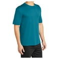 thumbnail image 4 of Mens Short Sleeve Performance Tall PosiCharge Competitor Polyester Tee Tropic Blue LT, 4 of 6