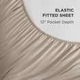 thumbnail image 4 of The Sheet Lab Cloud Embrace Sheet Sets, 3-Piece Twin, Linen Brown, 4 of 8
