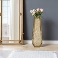 thumbnail image 5 of SHYFOY 30" Tall Floor Vase Gold Crushed Diamond Tall Vases for Decor Living Room, 5 of 6