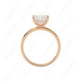 thumbnail image 2 of Cora Jewellery 2CT Cushion Moissanite Simple Solitaire Engagement Ring For Women, 18K Rose Gold, 2 of 5